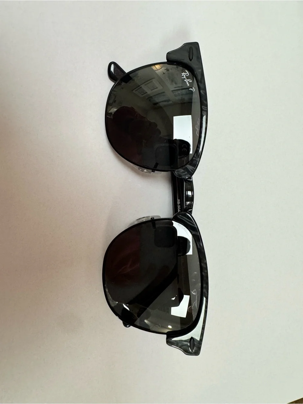 Ray-Ban Women’s Black Frame with Dark Red Lenses Sunglasses